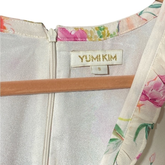 Yumi Kim Spring Floral Long Sleeve Maxi Dress With Open Sides Small - Picture 8 of 8